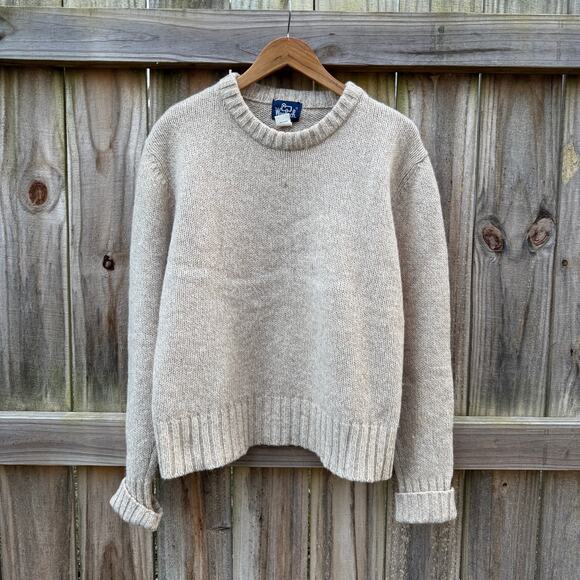 Woolrich Sweaters - Vintage Woolrich Oatmeal Wool Crewneck Sweater